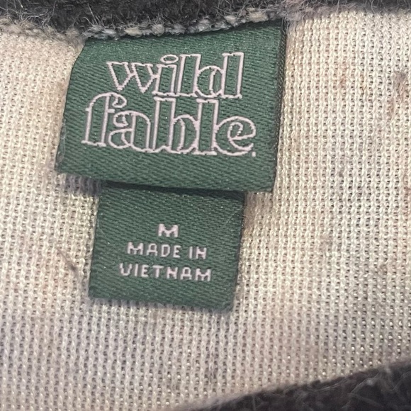 Wild Fable Black and Brown Animal Print Sweater/Sweatshirt - Picture 7 of 8